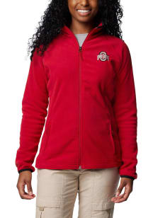 Columbia Ohio State Buckeyes Womens Red Give and Go III Light Weight Jacket