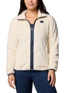 Columbia Penn State Nittany Lions Womens Ivory Fire Side II Light Weight Jacket