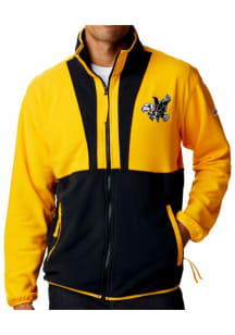 Columbia Iowa Hawkeyes Mens Gold Bowl Back Fleece Medium Weight Jacket