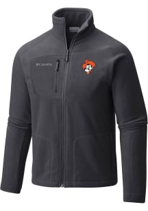 Columbia Oklahoma State Cowboys Mens Charcoal Fast Trek II Medium Weight Jacket