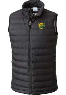 Columbia Baylor Bears Mens Black Powder Lite Sleeveless Jacket