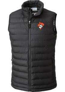 Columbia Oklahoma State Cowboys Mens Black Powder Lite Sleeveless Jacket