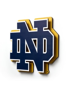 Notre Dame Fighting Irish 3D Sign - Navy Blue