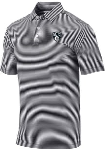 Columbia Brooklyn Nets Mens Black Heat Seal Omni-Wick Club Invite Short Sleeve Polo