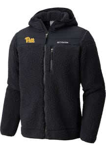 Mens Pitt Panthers Columbia Mens Moutainside Heavyweight Jacket - Black