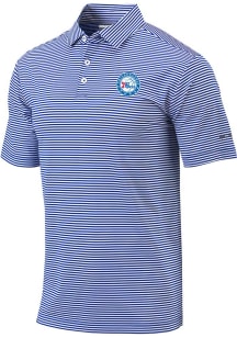 Columbia Philadelphia 76ers Mens Blue Heat Seal Omni-Wick Club Invite Short Sleeve Polo