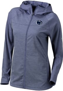 Columbia Penn State Nittany Lions Womens Navy Blue Heat Seal Omni-Wick Half Shot Long Sleeve Full..