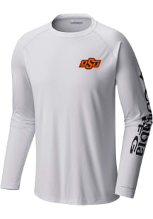 Columbia Oklahoma State Cowboys Black Terminal Tackle Long Sleeve T Shirt