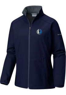 Columbia Dallas Mavericks Womens Navy Blue Heat Seal Kruser Ridge Light Weight Jacket