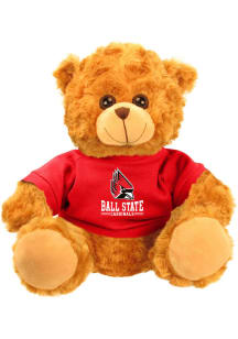 Ball State Cardinals 9 inch Jersey Bear Plush - Brown