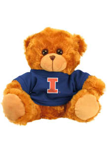 Illinois Fighting Illini 9 inch Jersey Bear Plush - Brown