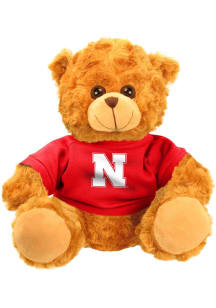 Nebraska Cornhuskers 9 inch Jersey Bear Plush - Brown