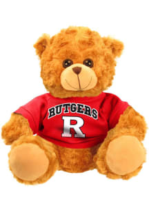 Rutgers Scarlet Knights 9 inch Jersey Bear Plush - Brown
