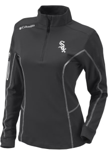Columbia Chicago White Sox Womens Grey Heat Seal Omni-Wick Shotgun Qtr Zip