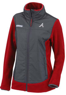 Columbia Atlanta Braves Womens Red Heat Seal Basin Butte Medium Weight Jacket