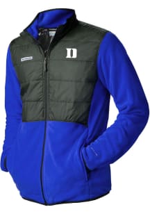 Columbia Duke Blue Devils Mens Blue Heat Seal Basin Butte Medium Weight Jacket
