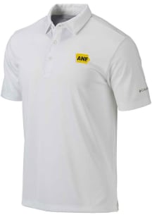 Columbia Iowa Hawkeyes Mens White Drive Short Sleeve Polo