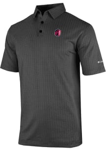 Columbia St Louis City SC Mens Black Crosswater Ridge Short Sleeve Polo