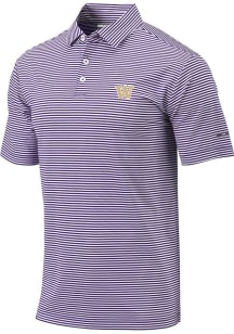 Columbia Washington Huskies Mens Purple Heat Seal Omni Wick Club Invite Short Sleeve Polo
