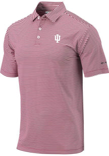 Columbia Indiana Hoosiers Mens Red Heat Seal Omni Wick Club Invite Short Sleeve Polo