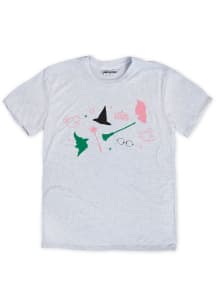 Wizard of Oz Girls Grey OZ Elements Short Sleeve Tee