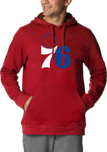 Columbia Philadelphia 76ers Mens Red PFG Hood
