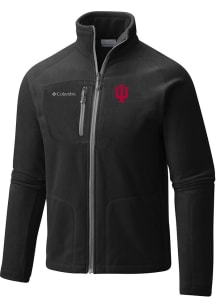 Columbia Indiana Hoosiers Mens Black Fast Trek Medium Weight Jacket