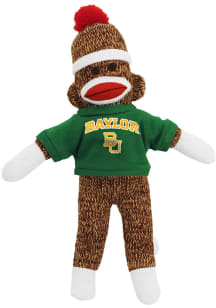 Baylor Bears 8 Inch Sock Monkey Plush - Grey