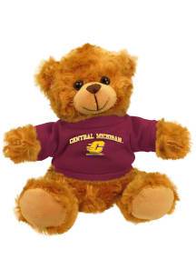 Central Michigan Chippewas 6 Inch Jersey Bear Plush - Brown
