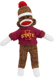 Iowa State Cyclones 8 Inch Sock Monkey Plush - Grey