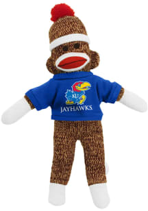 Kansas Jayhawks 8 Inch Sock Monkey Fashion Plush