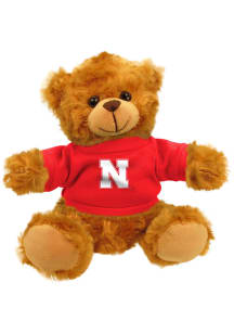 Nebraska Cornhuskers 6 Inch Jersey Bear Plush - Brown