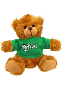 North Texas Mean Green 6 Inch Jersey Bear Plush - Brown