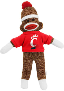 Cincinnati Bearcats 6 Inch Sock Monkey Plush - Grey