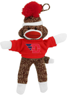 Dayton Flyers 4 Inch Sock Monkey Keychain - Brown