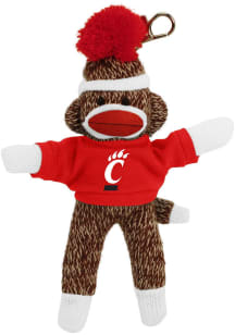 Cincinnati Bearcats 4 Inch Sock Monkey Keychain - Brown