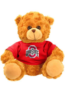 Ohio State Buckeyes 9 Inch Jersey Bear Plush - Brown