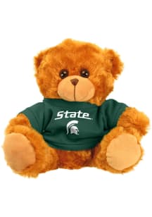 Michigan State Spartans 9 Inch Jersey Bear Plush - Brown