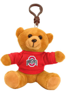 Ohio State Buckeyes 4 Inch Bear Keychain - Brown