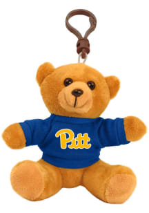 Pitt Panthers 4 Inch Bear Keychain - Brown