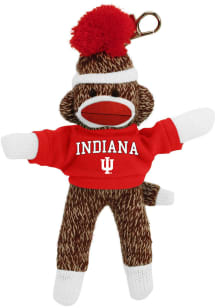 Indiana Hoosiers 4 Inch Monkey Keychain - Red
