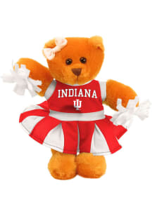 Indiana Hoosiers 8 Inch Cheer Bear Plush - Red