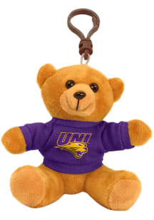 Northern Iowa Panthers 4 Inch Bear Keychain - Purple