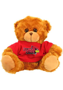 Illinois State Redbirds 9 Inch Bear Plush - Red