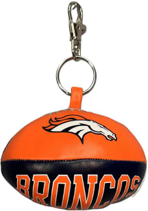 Denver Broncos Softee Football Keychain - Navy Blue