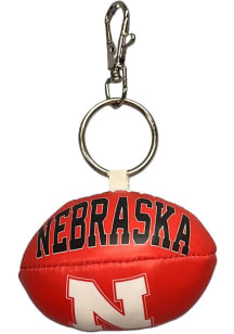Nebraska Cornhuskers Softee Football Keychain - Red
