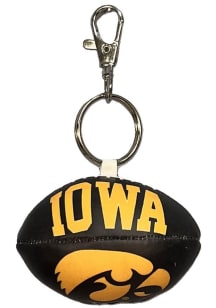 Iowa Hawkeyes Softee Football Keychain - Black