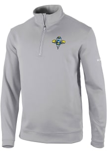 Columbia Toledo Rockets Mens Grey Wickham Hills Long Sleeve Qtr Zip Pullover