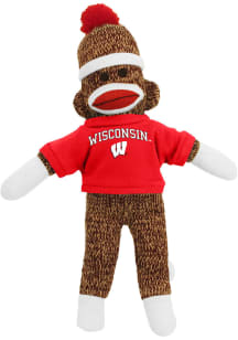 Wisconsin Badgers 8 Inch Sock Plush - Red