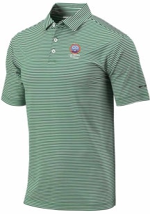 Columbia Colorado Rockies Mens Green Invite Stripe Short Sleeve Polo